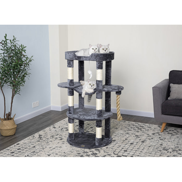 Go Pet Club 46" Jungle Rope Cat Tree & Reviews Wayfair